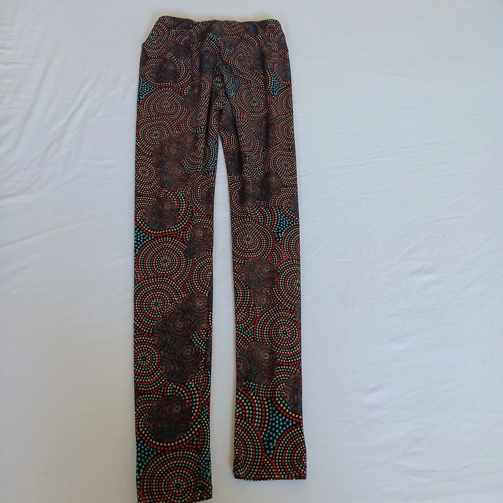LuLaRoe Multicolor Dot Pattern Leggings Sz OS - Picture 7 of 7